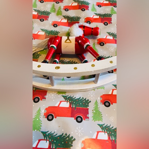 ❄️🖤❄️❤️  a lil bit worn Vintage Xmas Decor ❄️🖤❄️❤️ - Picture 5 of 8